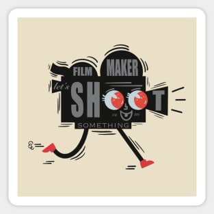 Cute Running Camera character Sticker